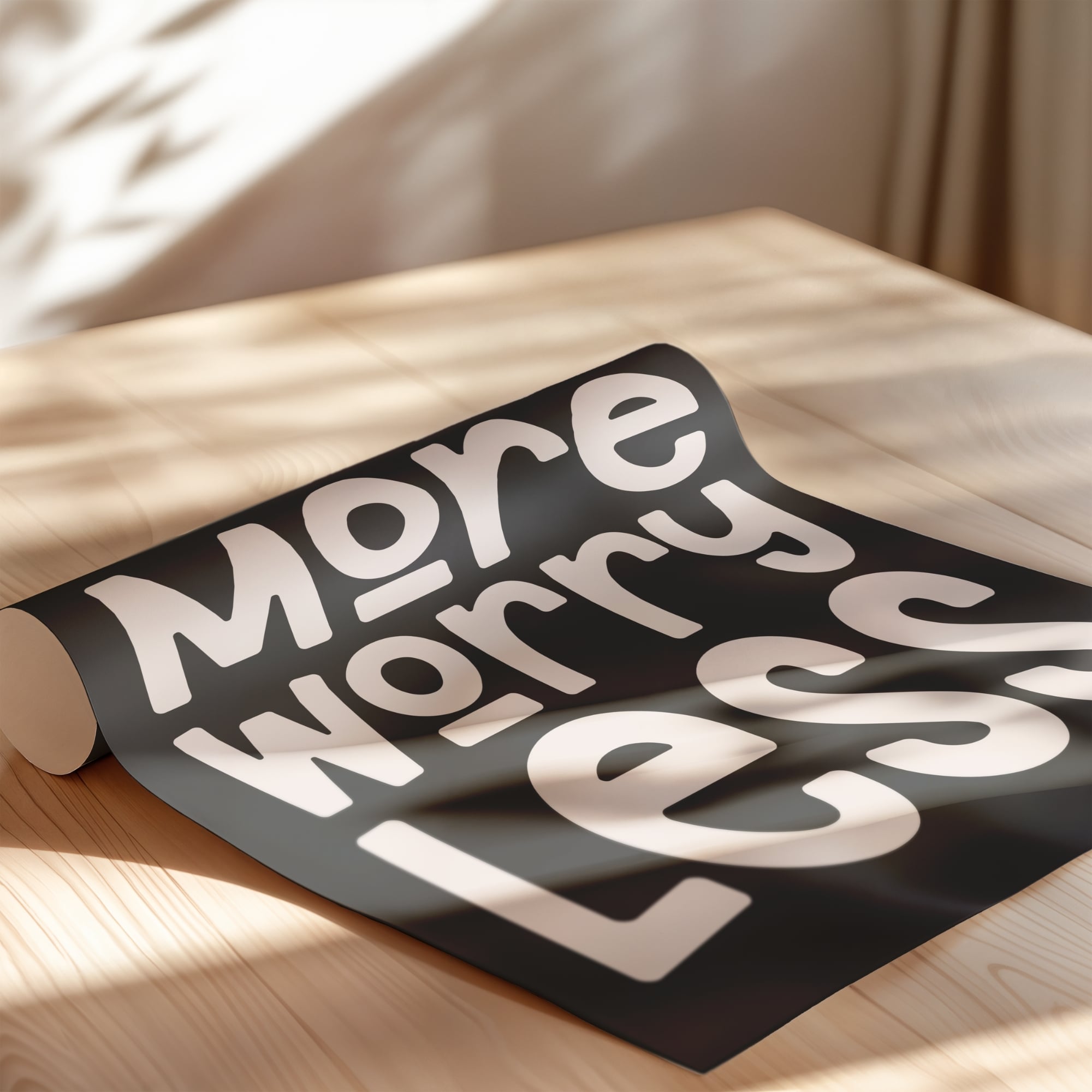 Beige and black scripture print designed for Christian home décor and prayer spaces.