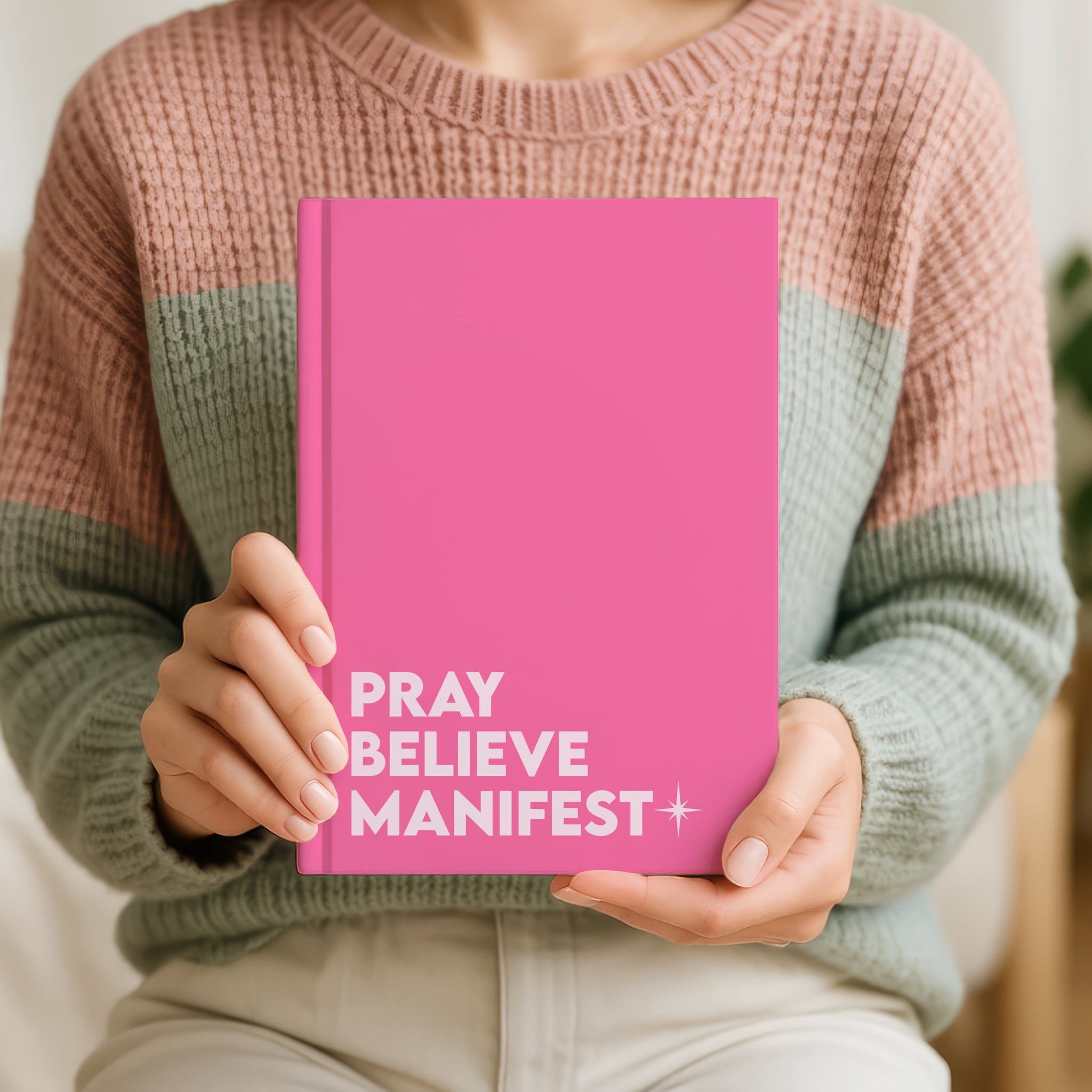 hot pink journal for manifestation & spiritual journaling, perfect gift for women