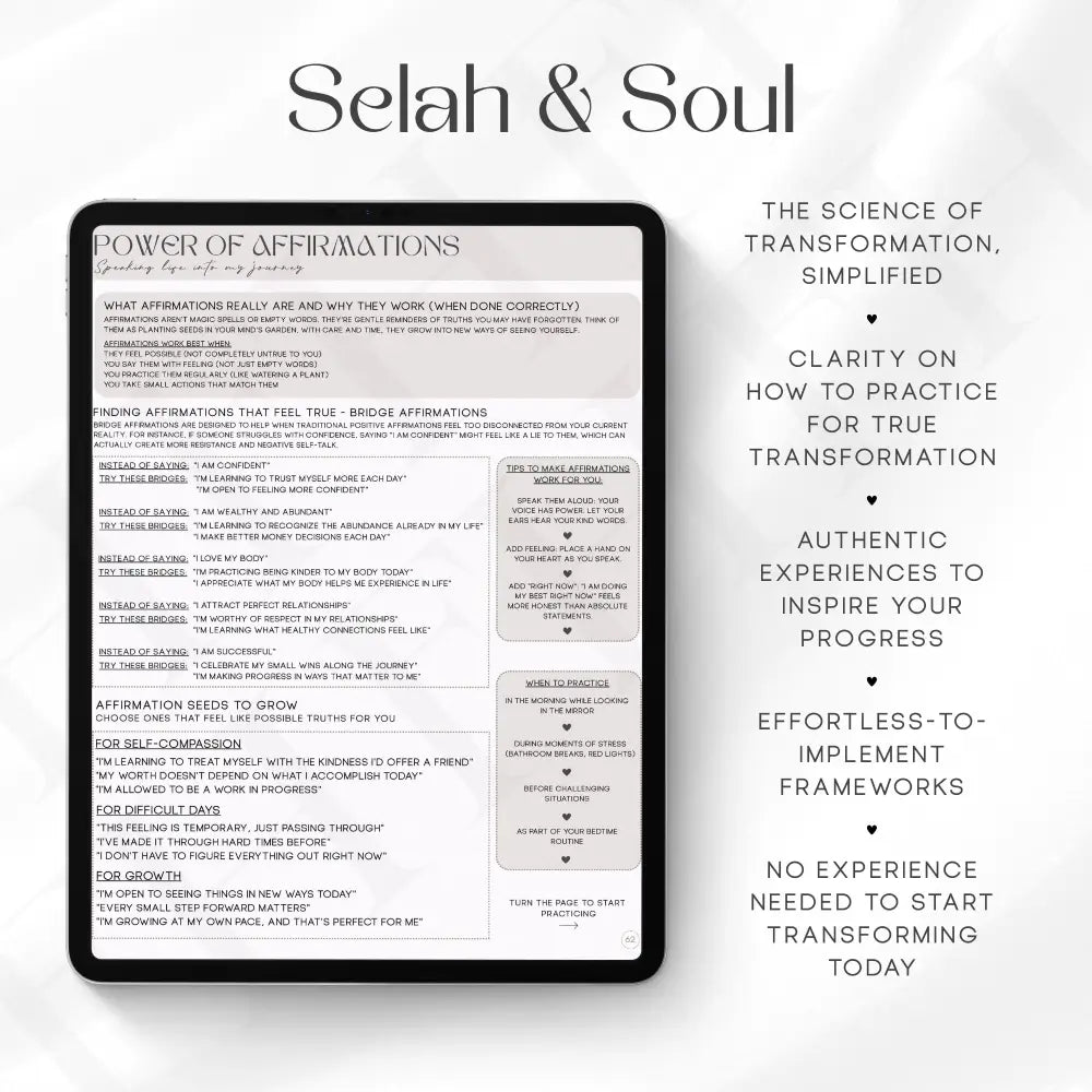 Faith-based journal download for personal growth, mindfulness, and quiet time with God.