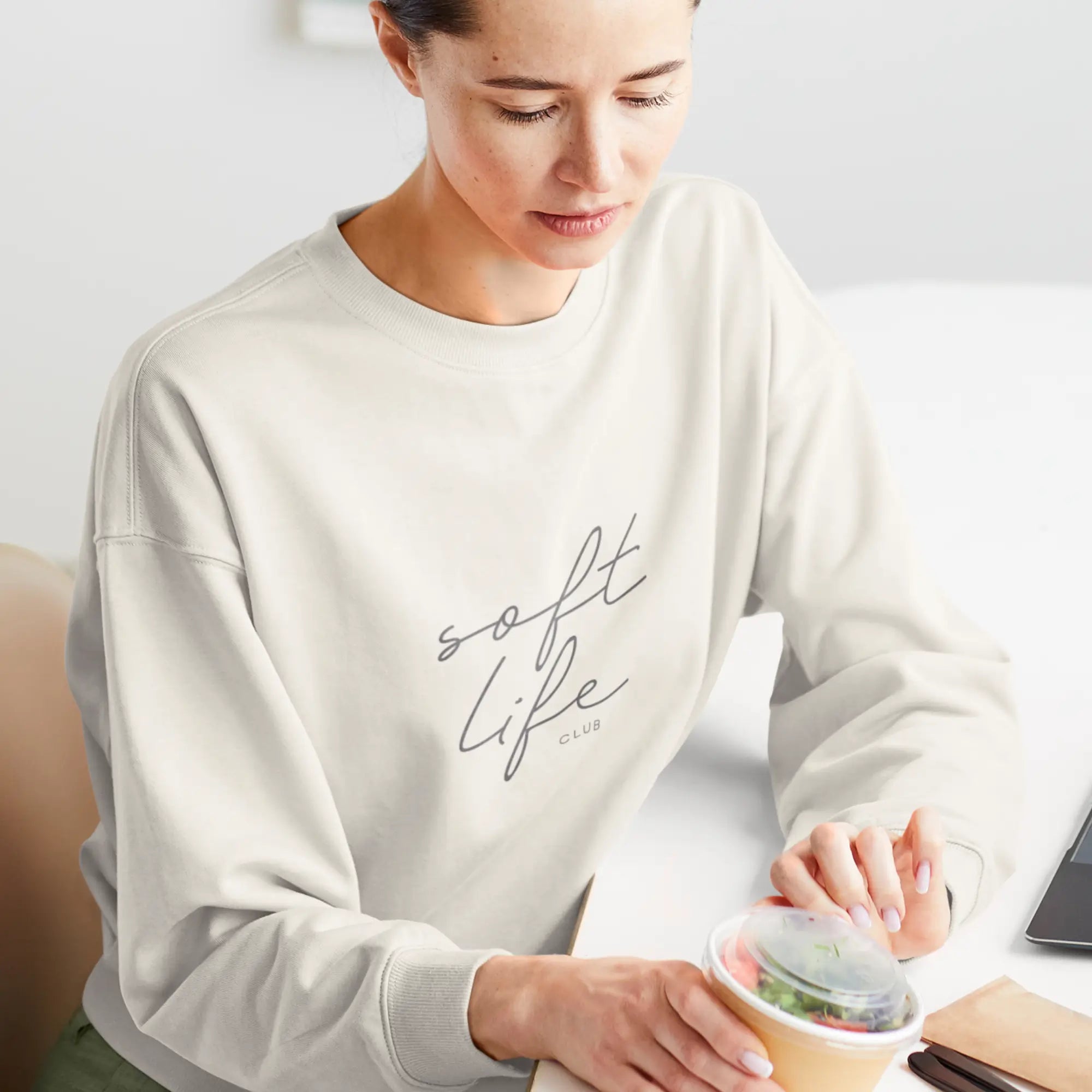 Soft Life Club Membership Sweatshirt | Ivory Edition