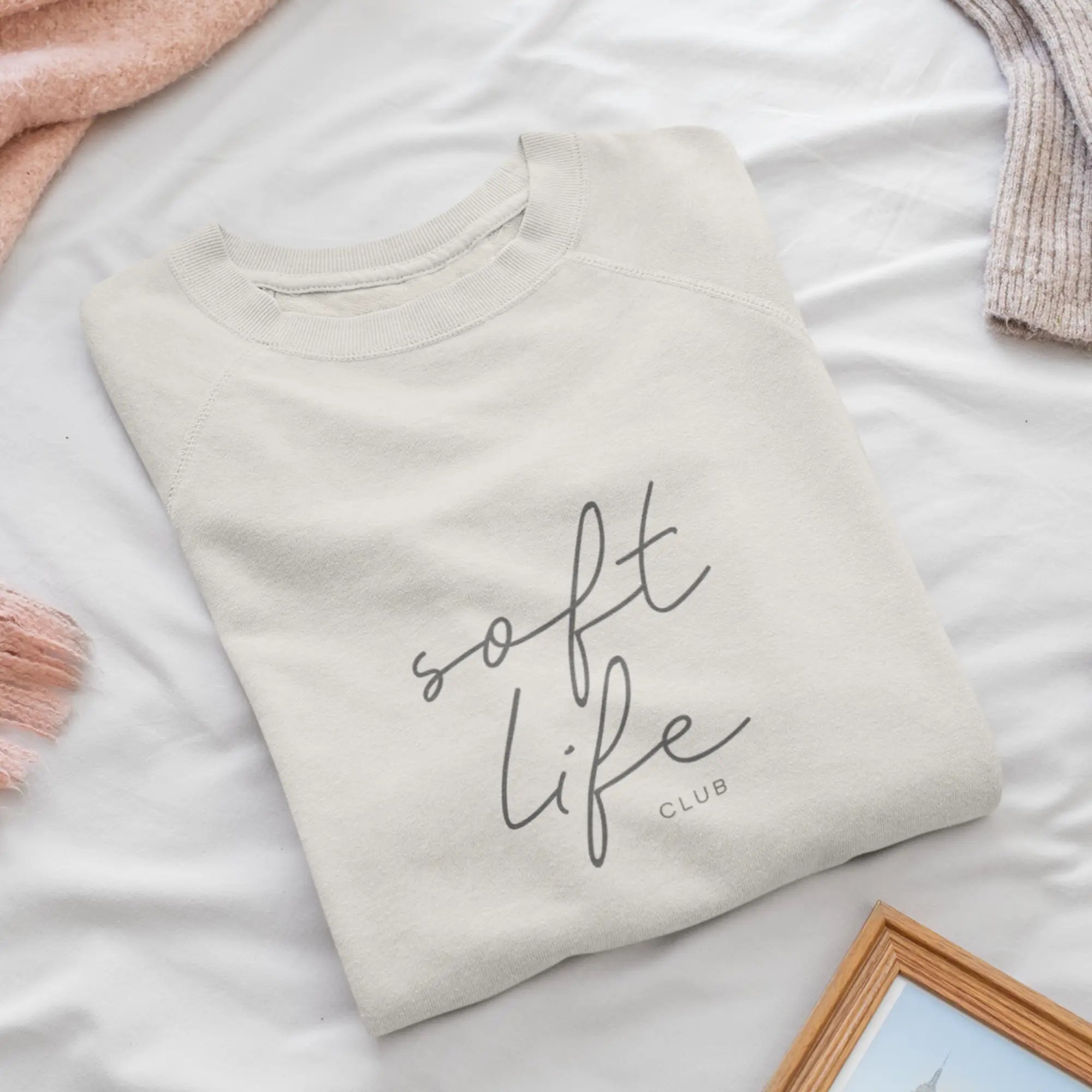 Soft Life Club Membership Sweatshirt | Ivory Edition