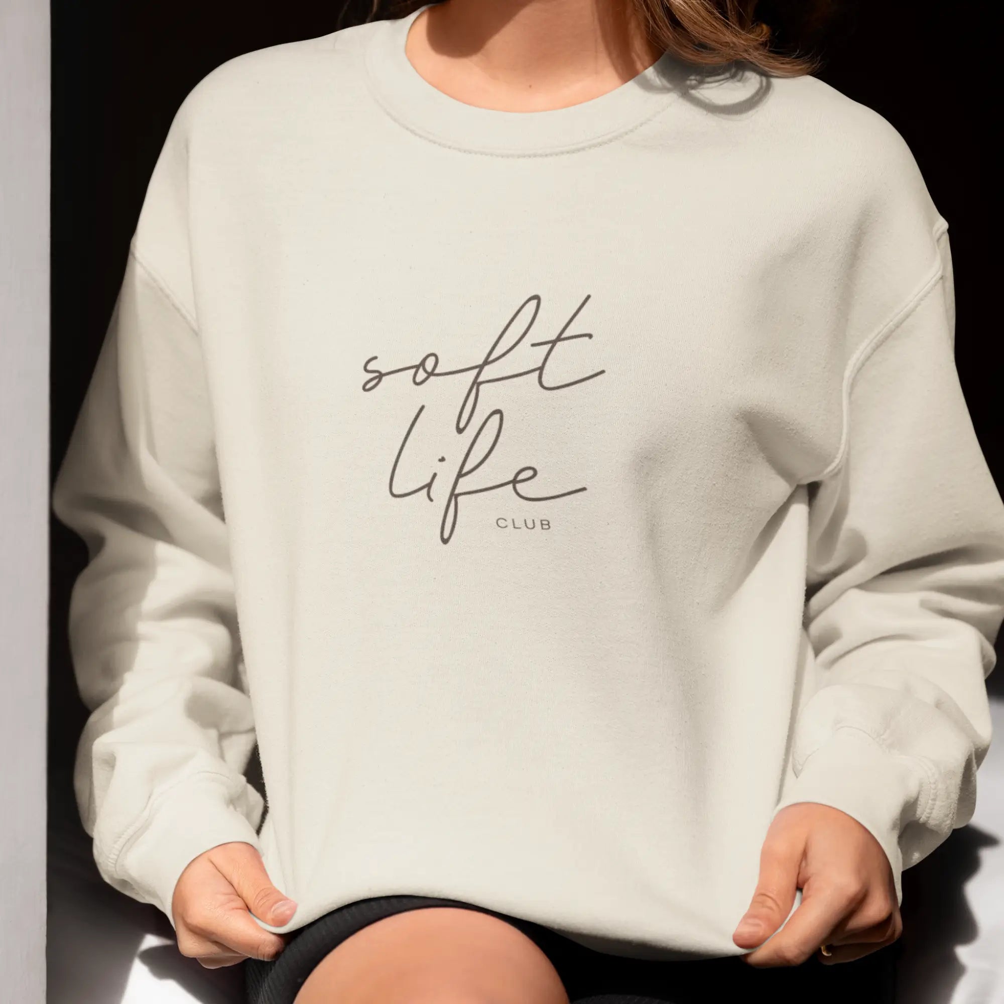 Soft Life Club Membership Sweatshirt | Ivory Edition