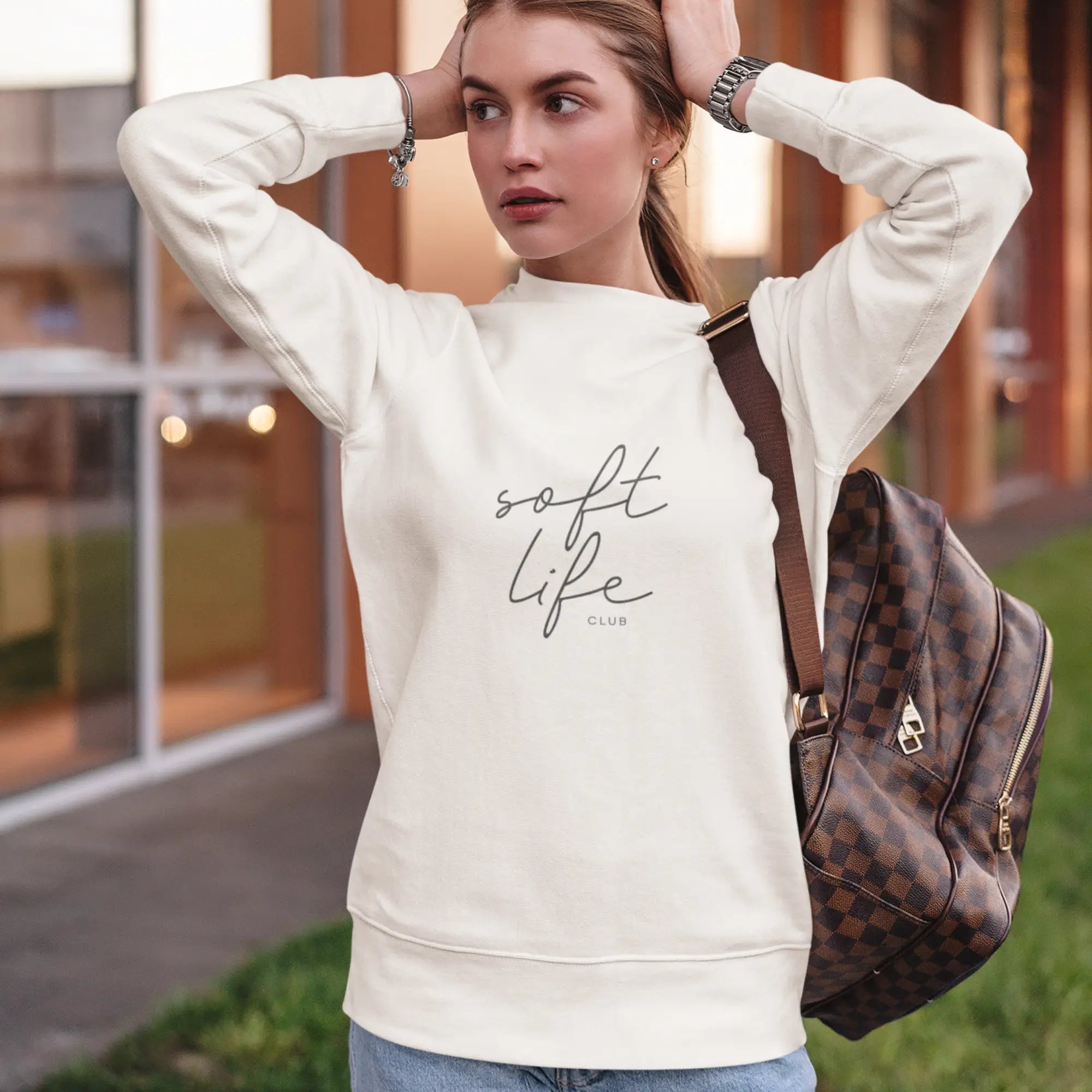 Soft Life Club Membership Sweatshirt | Ivory Edition