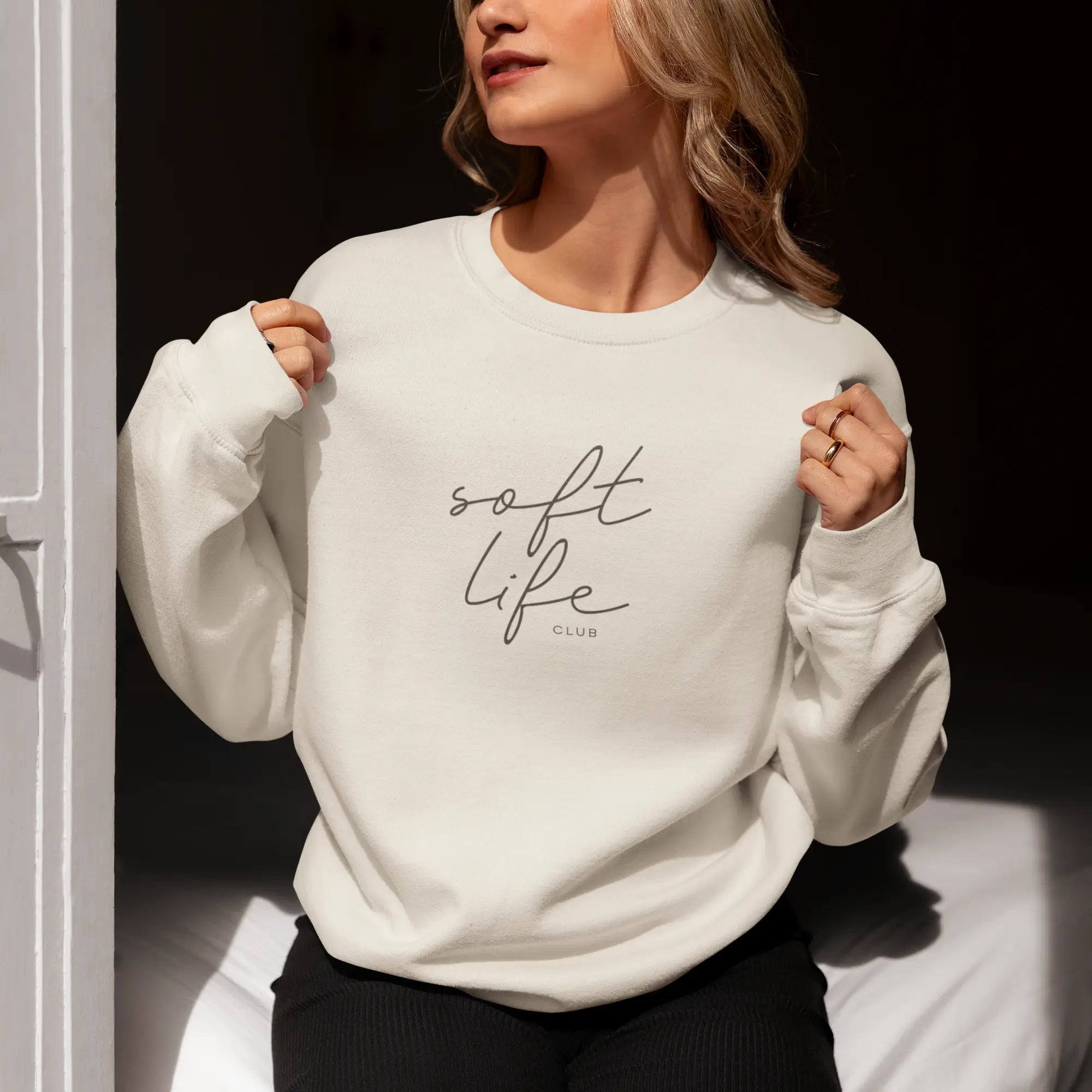 Soft Life Club Membership Sweatshirt | Ivory Edition